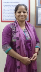 Jaishree, fondatrice de l'organisation de commerce équitable Manjeen Handycrafts, Inde